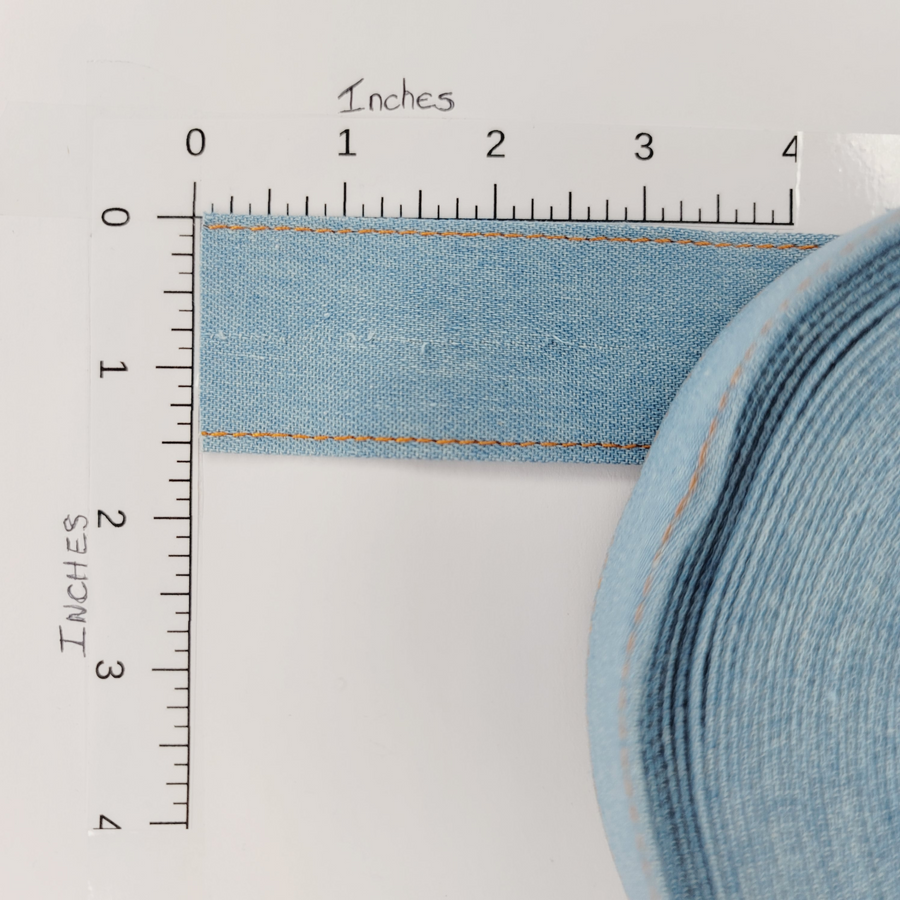 Real Denim Ribbon - Sold by the Yard