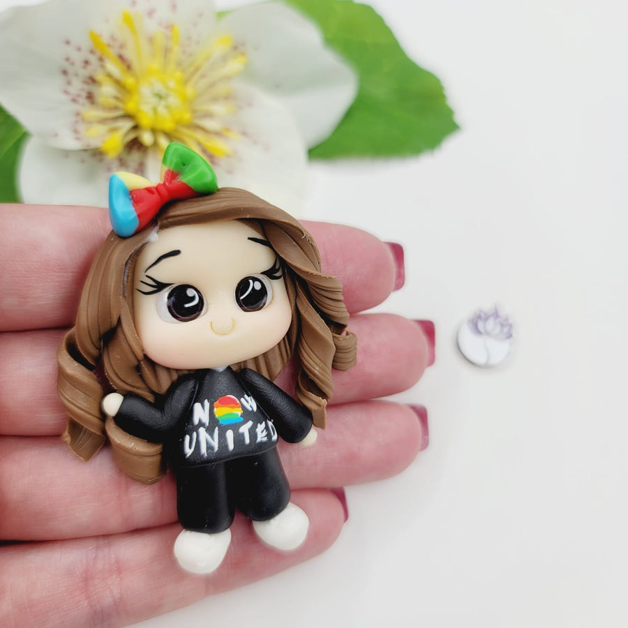 500 Rylie Clay Doll for Bow-Center, Jewelry Charms, Accessories, and More