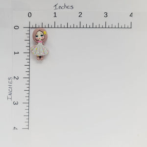 Princess Flatback Resin Cabochon - E1/E6 - Set of 5