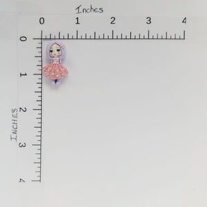 Princess Flatback Resin Cabochon - E1/E6 - Set of 5