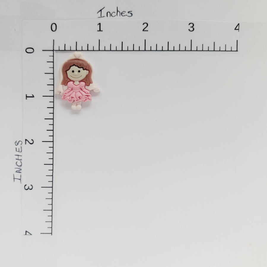 Princess Flatback Resin Cabochon - E1/E6 - Set of 5