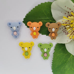 Koala Flatback Resin Cabochon - S1/S5 - Set of 5