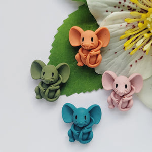 Mouse Flatback Resin Cabochons - Z1/Z4 - Set of 4