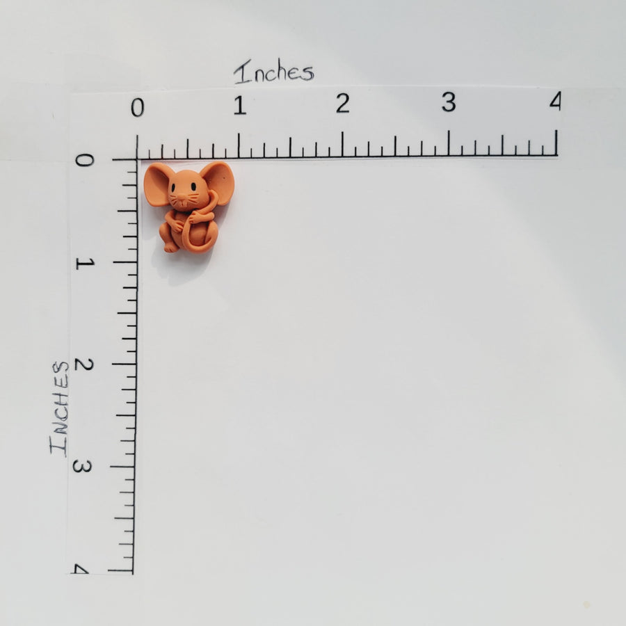 Mouse Flatback Resin Cabochons - Z1/Z4 - Set of 4