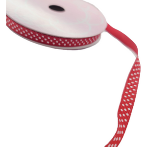 Little Dots Grosgrain Ribbon - 3/8" (9mm) - Sold by the Yard