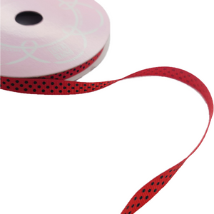 Little Dots Grosgrain Ribbon - 3/8" (9mm) - Sold by the Yard