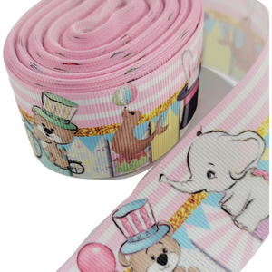 Bears Grosgrain Ribbon - 1 1/2" (38mm) - Sold by the Yard