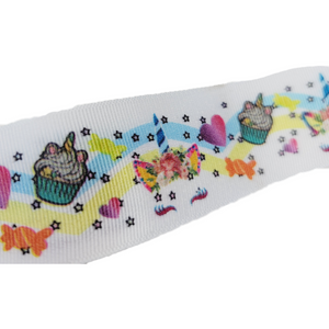 Unicorn #6 Grosgrain Ribbon - 014511 - 1 1/2" (40mm) -  5 yards