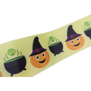 Halloween #1 Grosgrain Ribbon - 011323 - 1 1/2" (40mm) - 5 yards