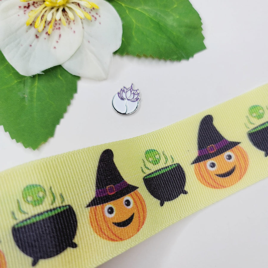 Halloween #1 Grosgrain Ribbon - 011323 - 1 1/2" (40mm) - 5 yards