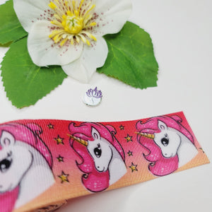 Unicorn #7 Grosgrain Ribbon - 010787 - 1 1/2" (40mm) -  5 yards