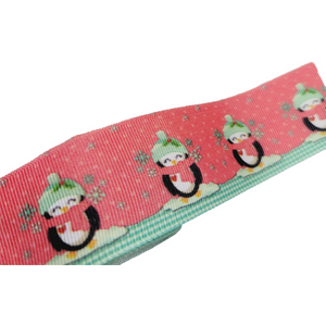 Snowman Grosgrain Ribbon - 025471 - 1 1/2" (40mm) -  5 yards