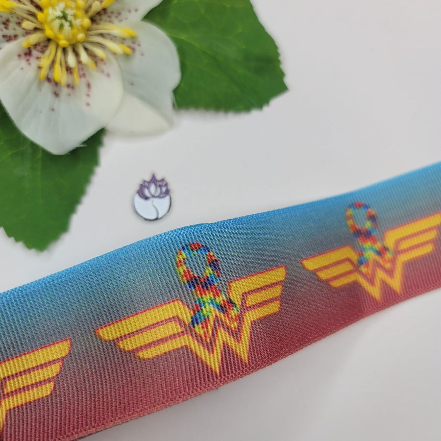 Super Hero #2 Grosgrain Ribbon - 016229 - 1 1/2" (40mm) -  5 yards