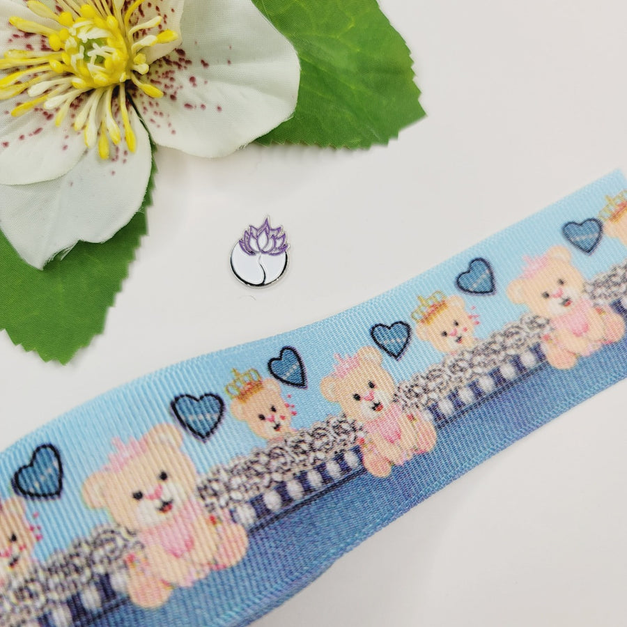 Bears #3 Grosgrain Ribbon - 016205 - 1 1/2" (40mm) - 5 yards