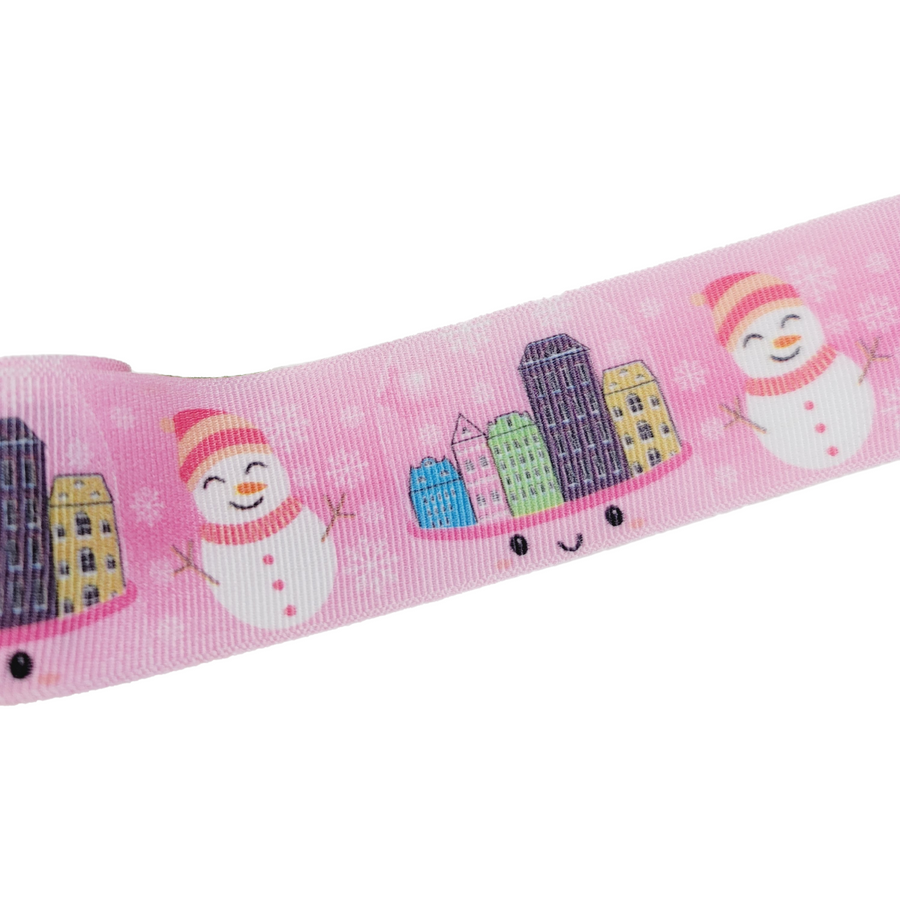 Snowman #2 Grosgrain Ribbon - 024672 - 1 1/2" (40mm) -  5 yards