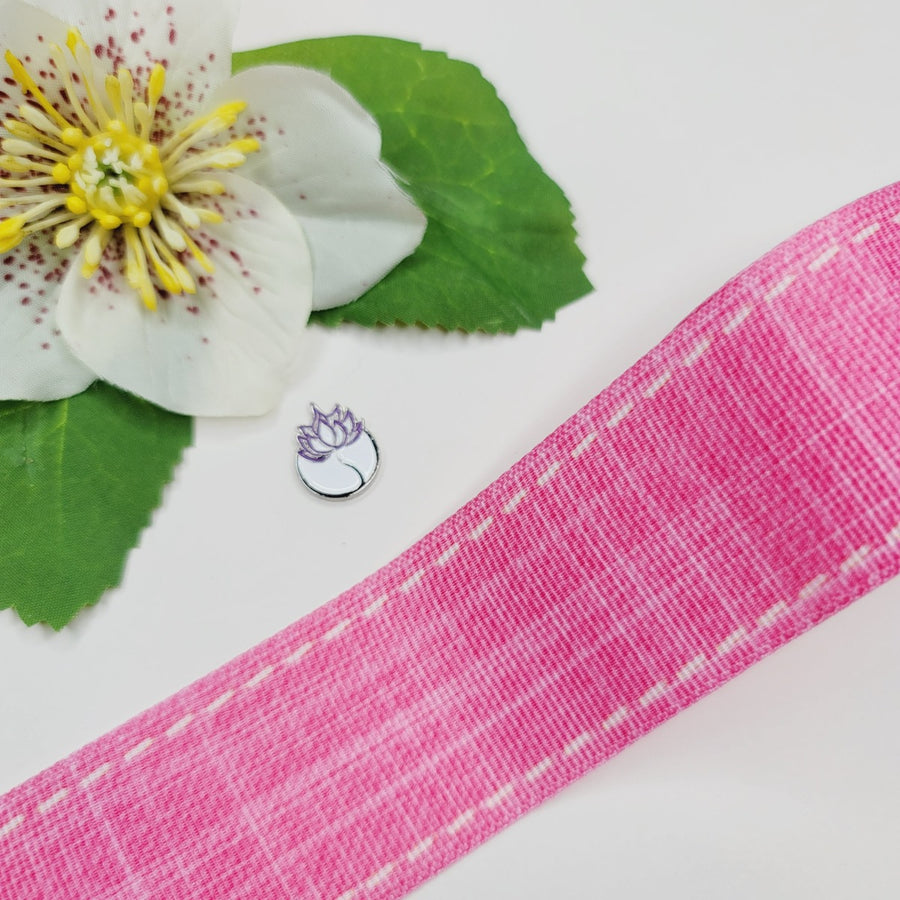 Pink Fantasy #2 Grosgrain Ribbon - 022082 - 1 1/2" (40mm) - 5 yards