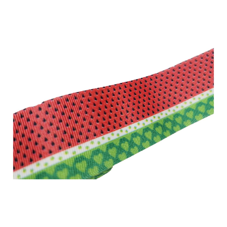 Watermelon #2 Grosgrain Ribbon - 010913 - 1 1/2" (40mm) -  5 yards