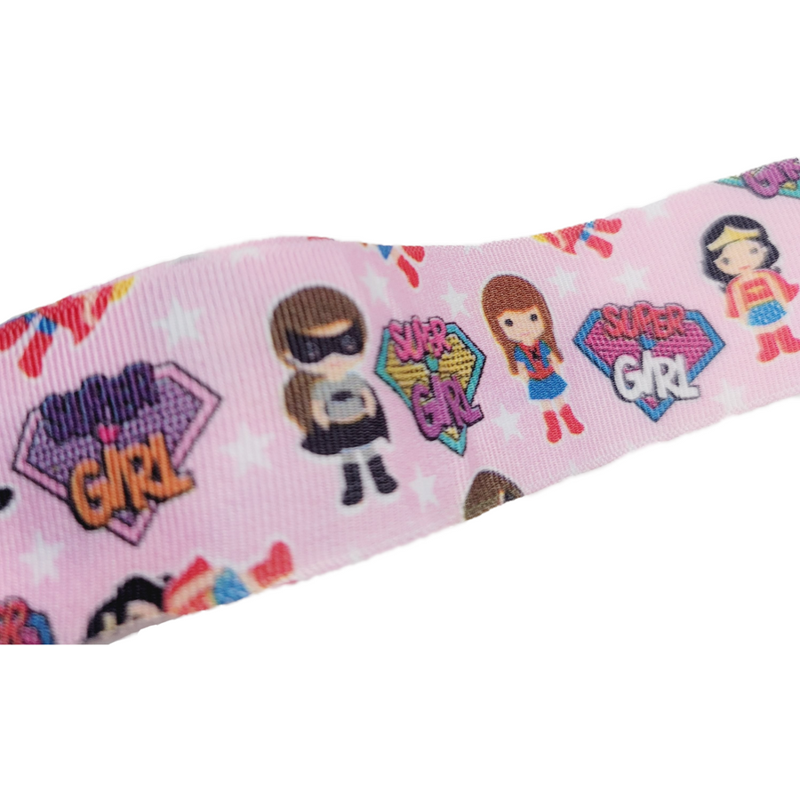 Super Girl Grosgrain Ribbon - 010880 - 1 1/2" (40mm) -  5 yards