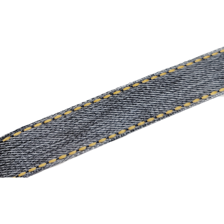 Denim Style Ribbon - 7/8" (22mm) - Black