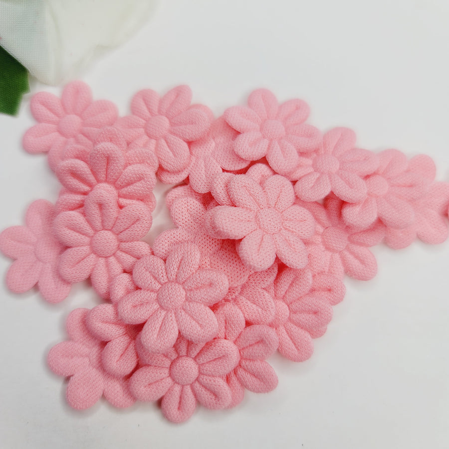 Small Quilt Flowers - #37 - Bubblegum - 25 units