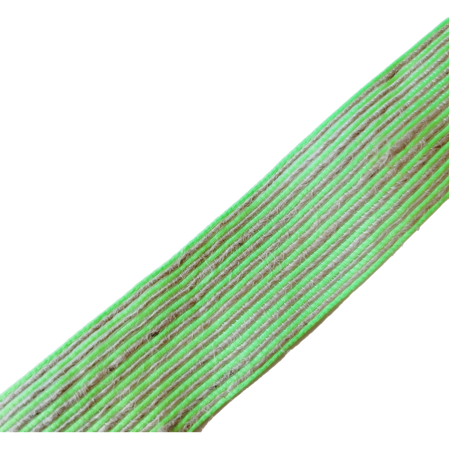 Juta Neon Green Sinimbu Grosgrain Ribbon - 1 1/2" (38mm) - 5 yards