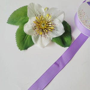 Purple Grosgrain Ribbon -5/8" (15mm) - Sold by the Yard