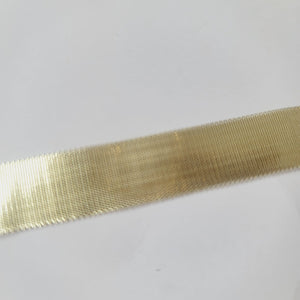 Metallic Gold Ribbon -1/2" (12mm) - Sold by the Yard