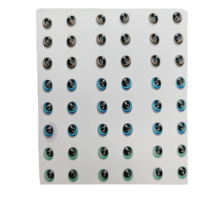 Adhesive Resin Eyes for Clays Multicolor STY R033 PP 64 Pairs