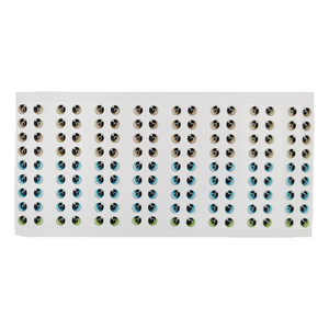 Adhesive Resin Eyes for Clays Multicolor STY R001 PP 72 Pairs