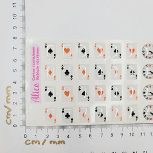 Stickers for Clays Multicolor STY Alice 44 Units