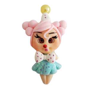 Bonnie #080 Clay Doll for Bow-Center, Jewelry Charms, Accessories, and More