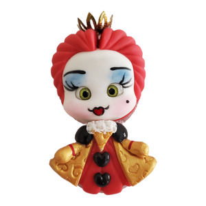 Queen of Hearts #478 Clay Doll for Bow-Center, Jewelry Charms, Accessories, and More