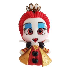 Queen of Hearts #478 Clay Doll for Bow-Center, Jewelry Charms, Accessories, and More