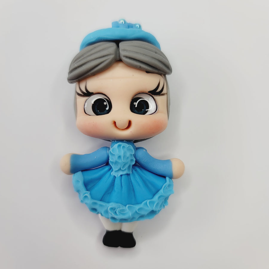 Dona Clotilde #154 Clay Doll for Bow-Center, Jewelry Charms, Accessories, and More