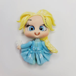 Princess 3 #466 Clay Doll for Bow-Center, Jewelry Charms, Accessories, and More