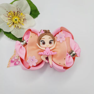 Karlye Ballerina Large Hair-Bow