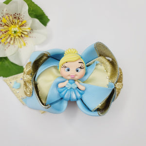 Cinderella #2 Medium Hair-Bow