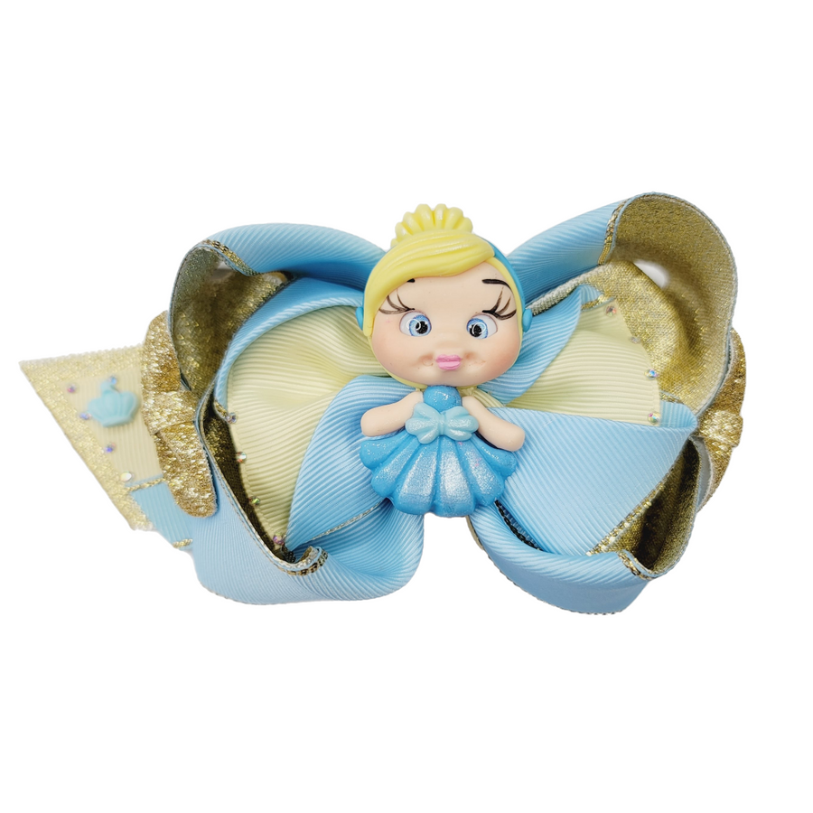 Cinderella #2 Medium Hair-Bow