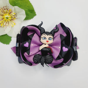 Maleficent  mermaid large hair-bow