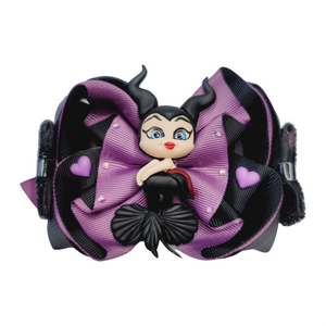 Maleficent  mermaid large hair-bow