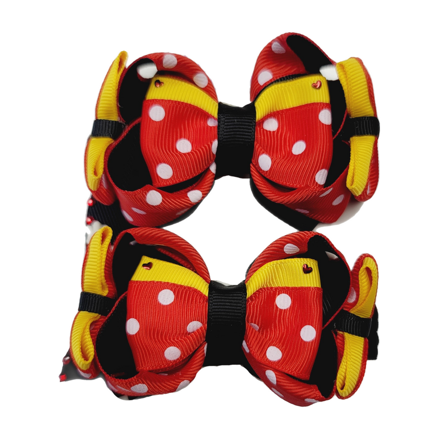 Dots hair-bow Headband Kit (small)