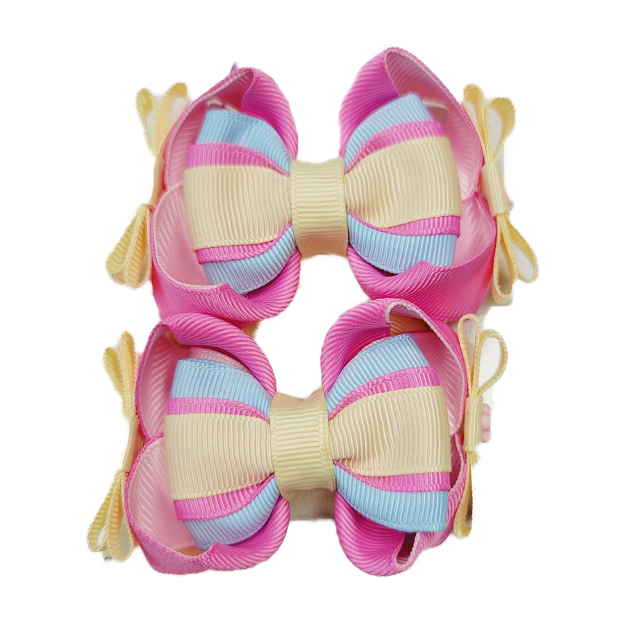 Bubble Gum Party hair-bow Headband Kit (small)