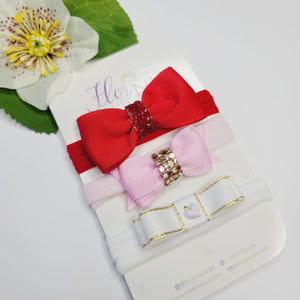 Three Beauties #1 hair-bow Headband Kit (small)