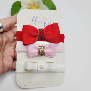 Three Beauties #1 hair-bow Headband Kit (small)