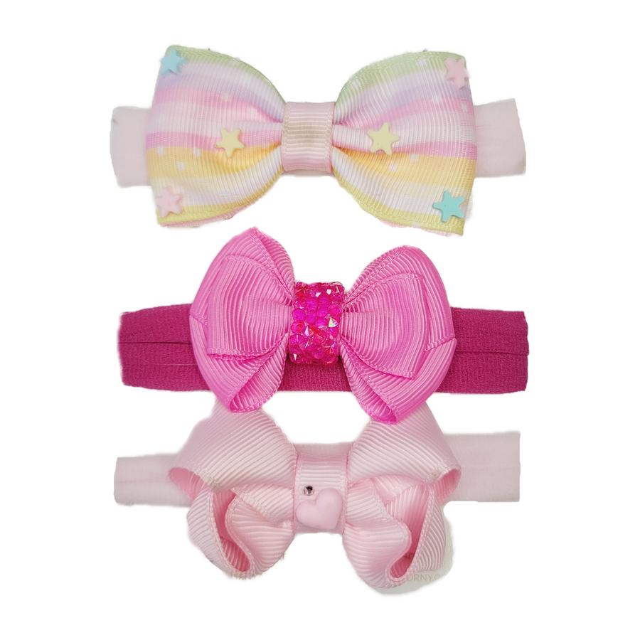 Three Beauties #2 hair-bow Headband Kit (small)