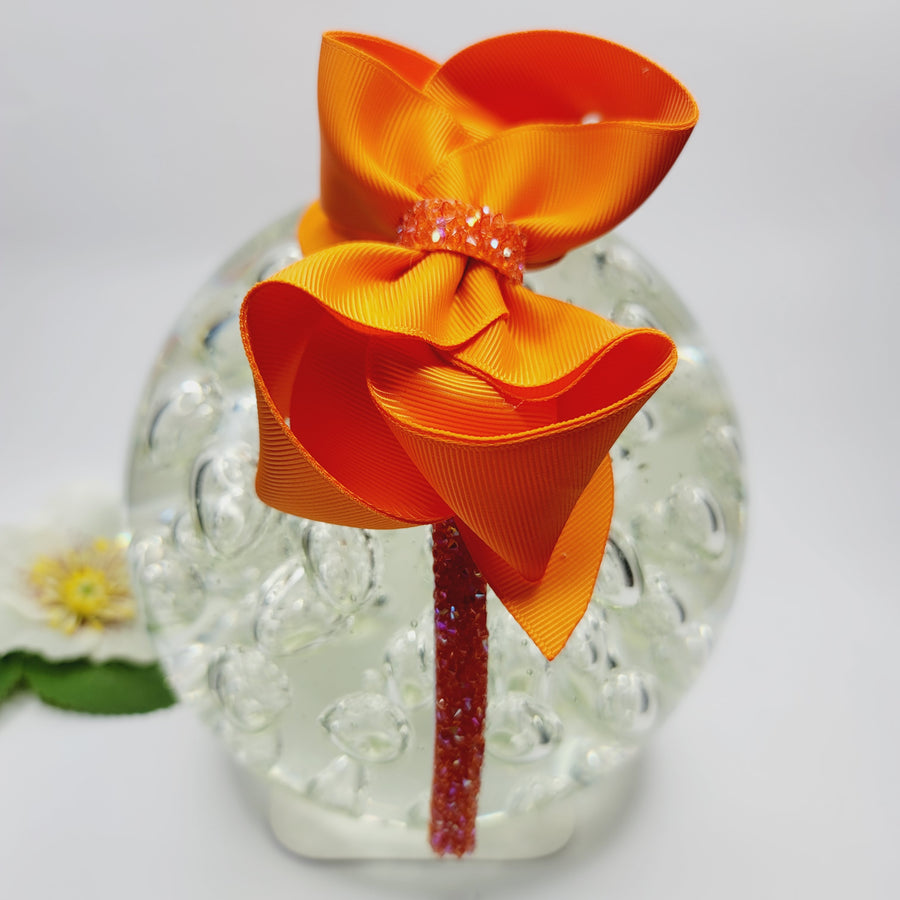 Orange Headband with Large bow