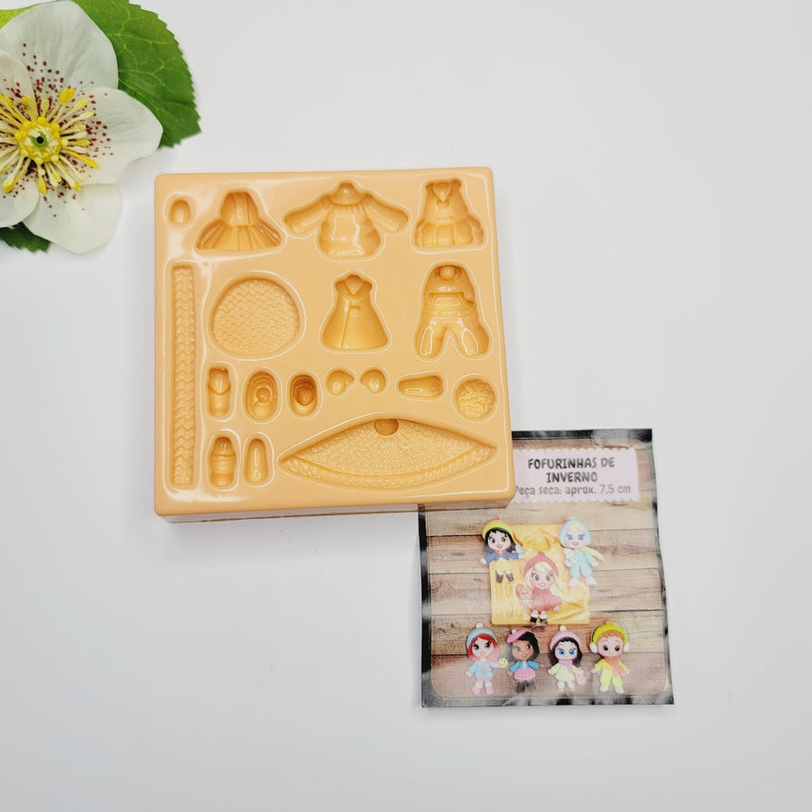 MD #29 Winter Beauties Silicone Mold