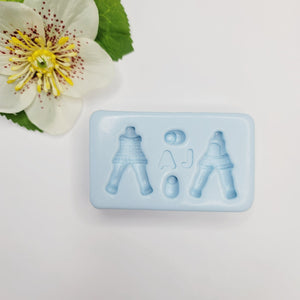 Cute little body #3  silicone mold AJ #42