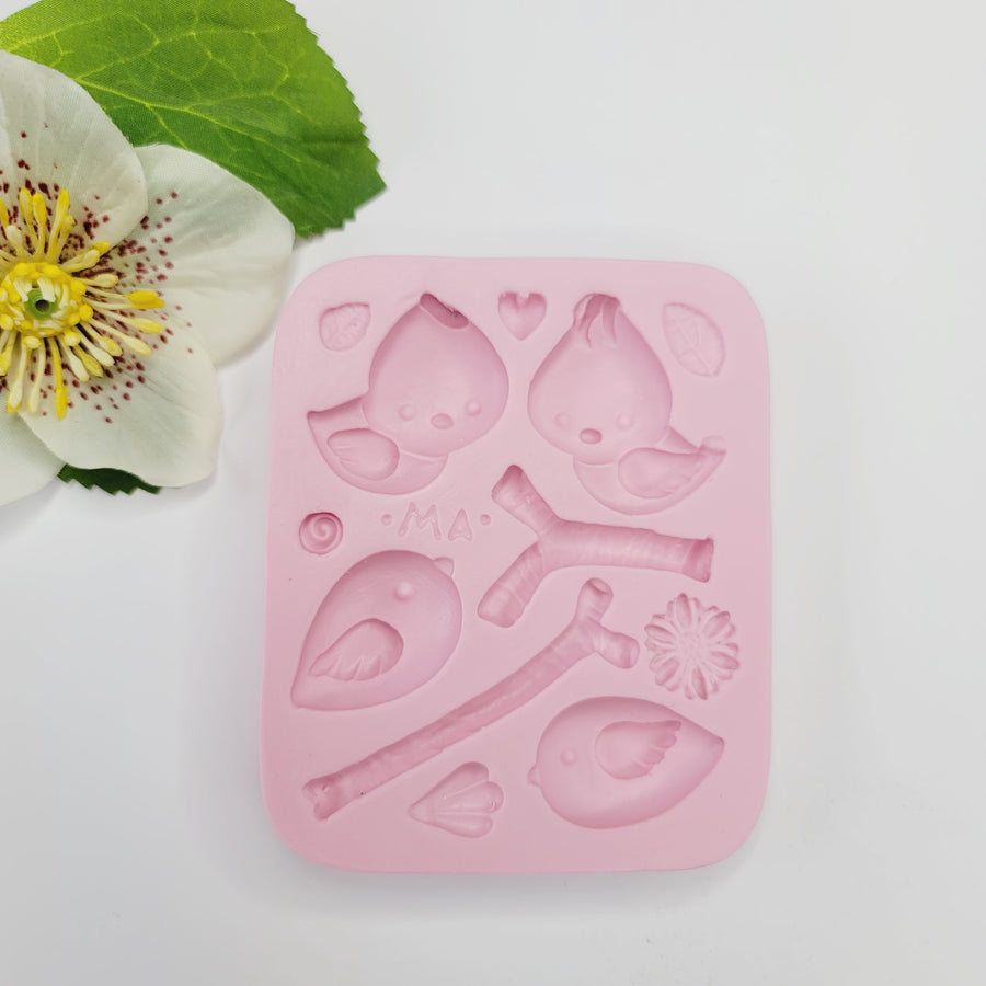 Kit Birds LG Silicone Mold 030 MA