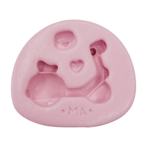 Motorcycle Love Med Silicone Mold MA 751